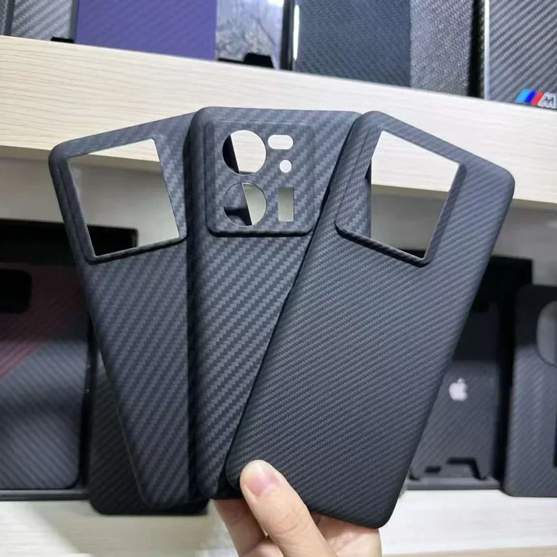 Case for Xiaomi 13T & Redmi K60 Ultra Ultrathin Real Carbon Aramid Fiber Mobile Phone Protective Cover Protection Shell