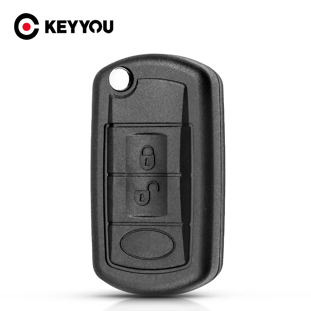 KEYYOU sostituzione Flip Key Car Remote Control Key Shell Case custodia Cover per Land Rover Discovery Range Rover LR3 Sport