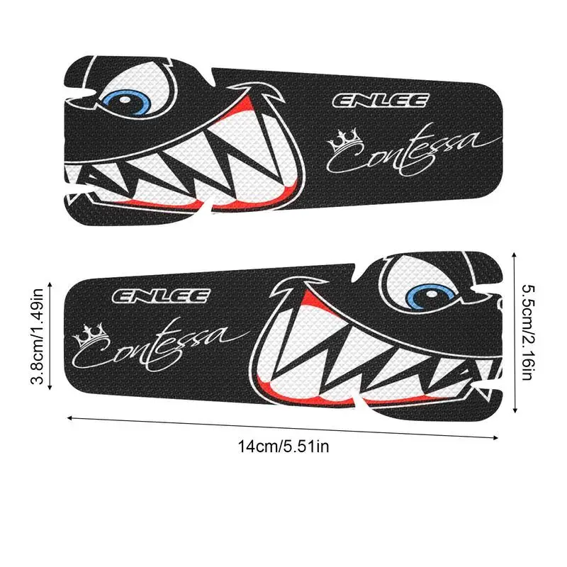 Bicycle Handlebar Protection Shark Sticker Mountain Bike Care Car Sticker Folding Frame Protective Film Scratch Resistant Wraps