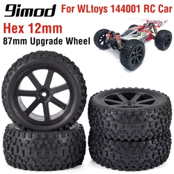 Przednie tylne opony zestaw kółek piasty sześciokątne 12mm wkładki piankowe do Redcat HPI HSP Traxxas ZD Racing RC 1/10 Off samochód zabawka samochód czarny