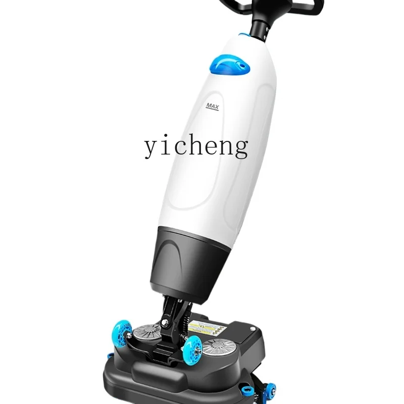 

Tqh Factory Workshop Restaurant Hotel Double Brush Small Washing Machine Hand Push Suction Mop Integrated