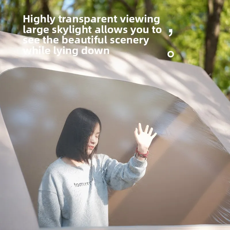 SHANYUE Picnic all'aperto Campeggio automatico 3-4 persone Parco Campeggio Tenda gonfiabile antipioggia Cabina esterna addensata squisita