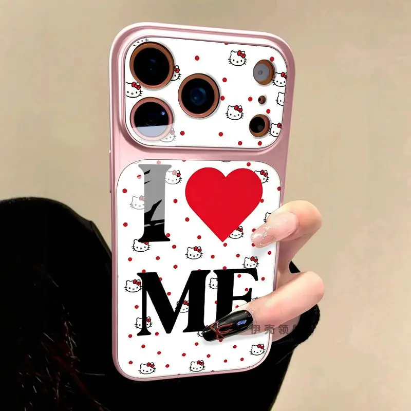 Creative Creative Cartoon Cat Love Acrylic Large Window All Inclusive Phone Case Suitable for IPhone 16 Pro Max 15 14 17 18 Back Cover - Aliexpress Deal