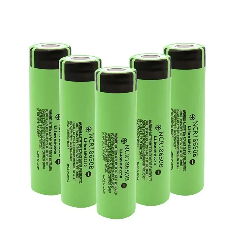 1-10PCS 100% Original 18650 3.7V NCR 18650B 3400mAh Li-ion Rechargeable Battery for Panasonic Flash Tool