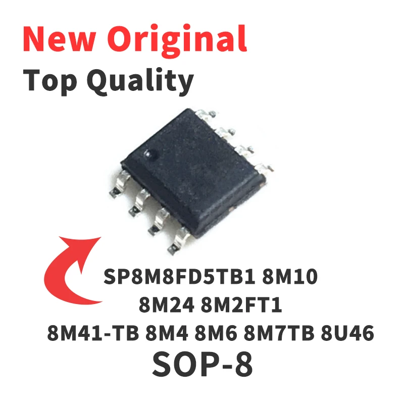 10 Pieces SP8M10TB SP8M24TB SP8M2F1TB SP8M41-TB SP8M4TB SP8M6TB SP8U46 SP8M7TB SP8M8FD5TB1 SOP8 Chip IC New Original