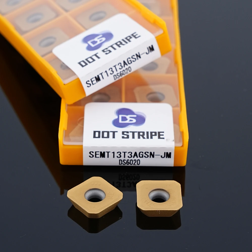 SEMT13T3 AGSN-JM VP15TF Inserto in metallo duro di alta qualità SEMT 13T3 Tornio CNC Fresatura Taglio Utensile da tornio UE6020 US735 Taglierina