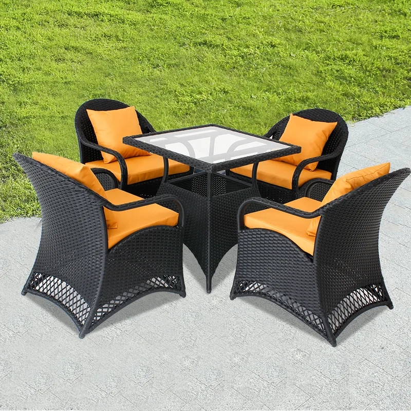 

Outdoor Furniture Rattan Chairs Balcony Rattan Chairs Leisure Combination Outdoor Rattan Modern Simple Five-piece Set