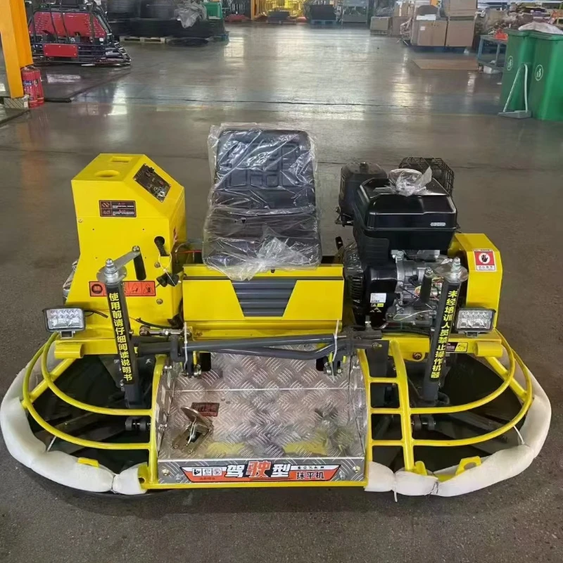 High-efficiency Mechanically Driven Ride-on Power Trowel; Custom Concrete Floor Polishing Machine.