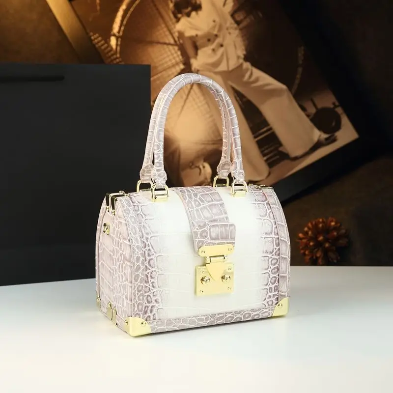 

Vintage Elegant Diaper Bag For Women Luxury Crossbody Bag Minimalist Designer Tote Leather Large Capacity Messenger Bag