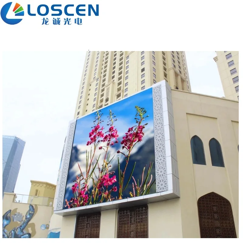P6 P8 P10 Full Color LED Display 960x960mm Large Waterproof LED Digital Billboard Outdoor Advertising LED Display Screen
