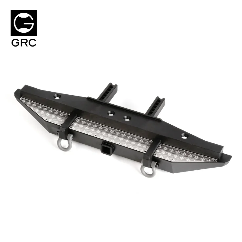 GRC Skid Plates /Diamond Metal Decorative Sheets for 1/10 Traxxas TRX4 Defender Front Rear Bumper Upgrade Parts #GAX0069 GAX0067