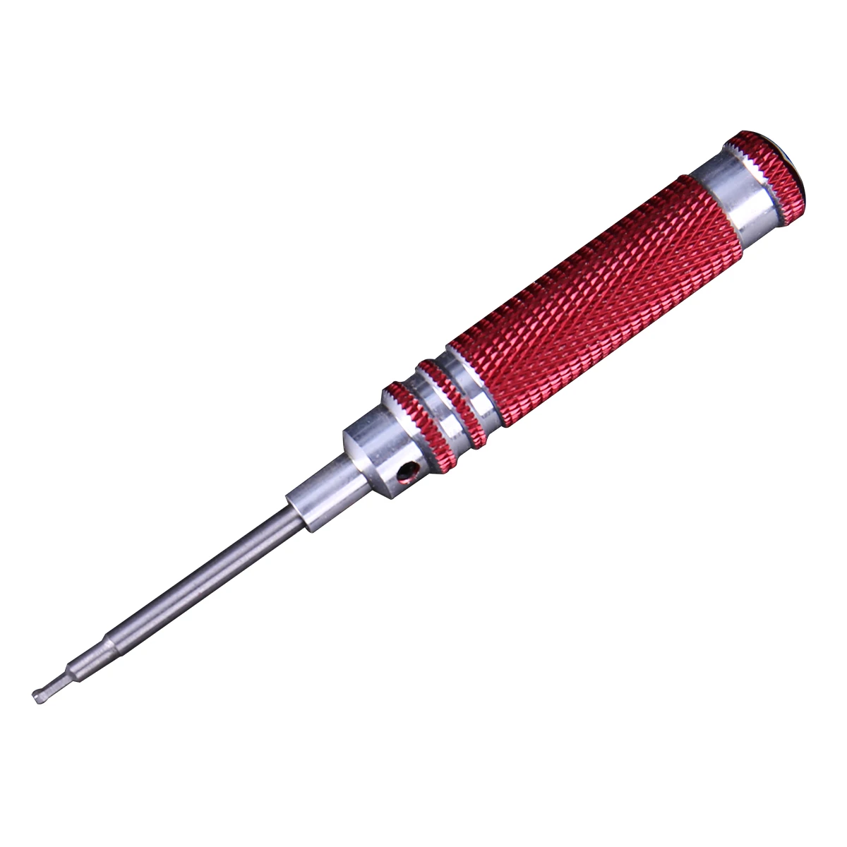 EMP Red Handle CNC Short White Steel Screwdriver Set Hexagon/Slotted/Phillips Sizes 1.5 2.0 2.5 3.0