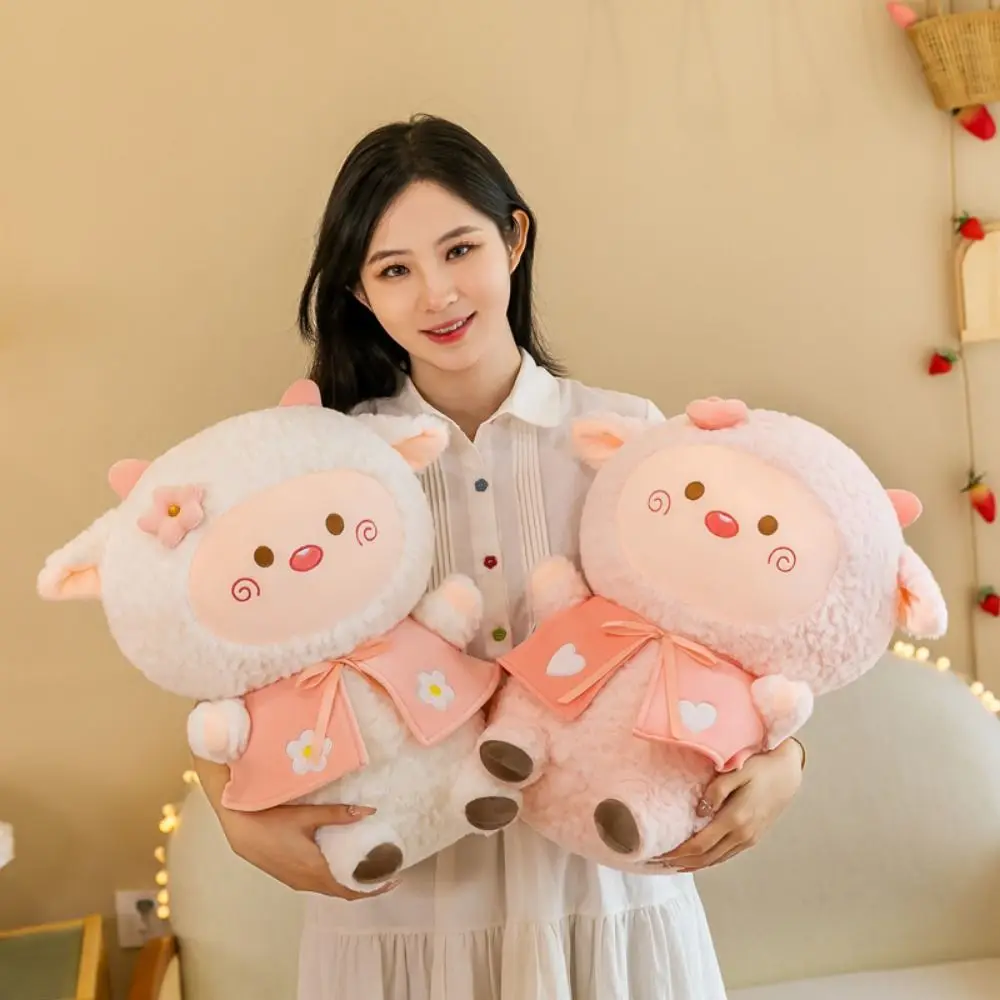 

Decorations Soft Alpaca Plush Toys Fluffy Flower Plush Llama Dolls Cute Cartoon Stuffed Animal Pillow Party Supplies