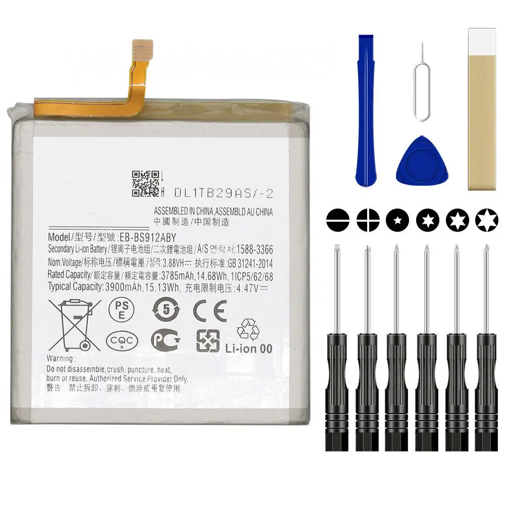 For Samsung Galaxy SM-S9110 SM-S911E SM-S911E/DS Battery EB-BS912ABY 3900mAh