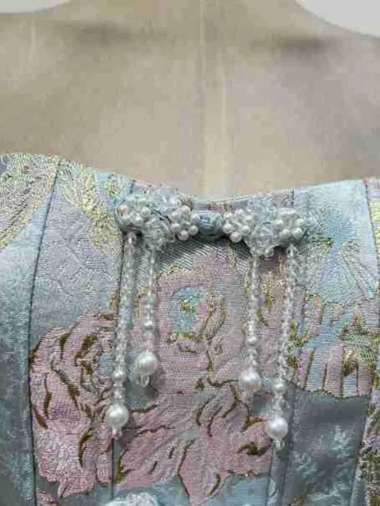 Robes sans bretelles pour femmes, élégantes, brodées de perles, rétro, Sexy, Vintage, robes de Festival de célébrités, tenue d'anniversaire, nouvelle collection