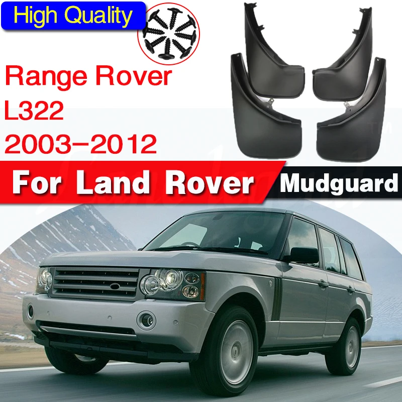 Mudguards for Land Rover Range Rover 2003~2012 L322 2004 2005 2008 2009 Car Accessories Mudflap Fender Auto Replacement Parts