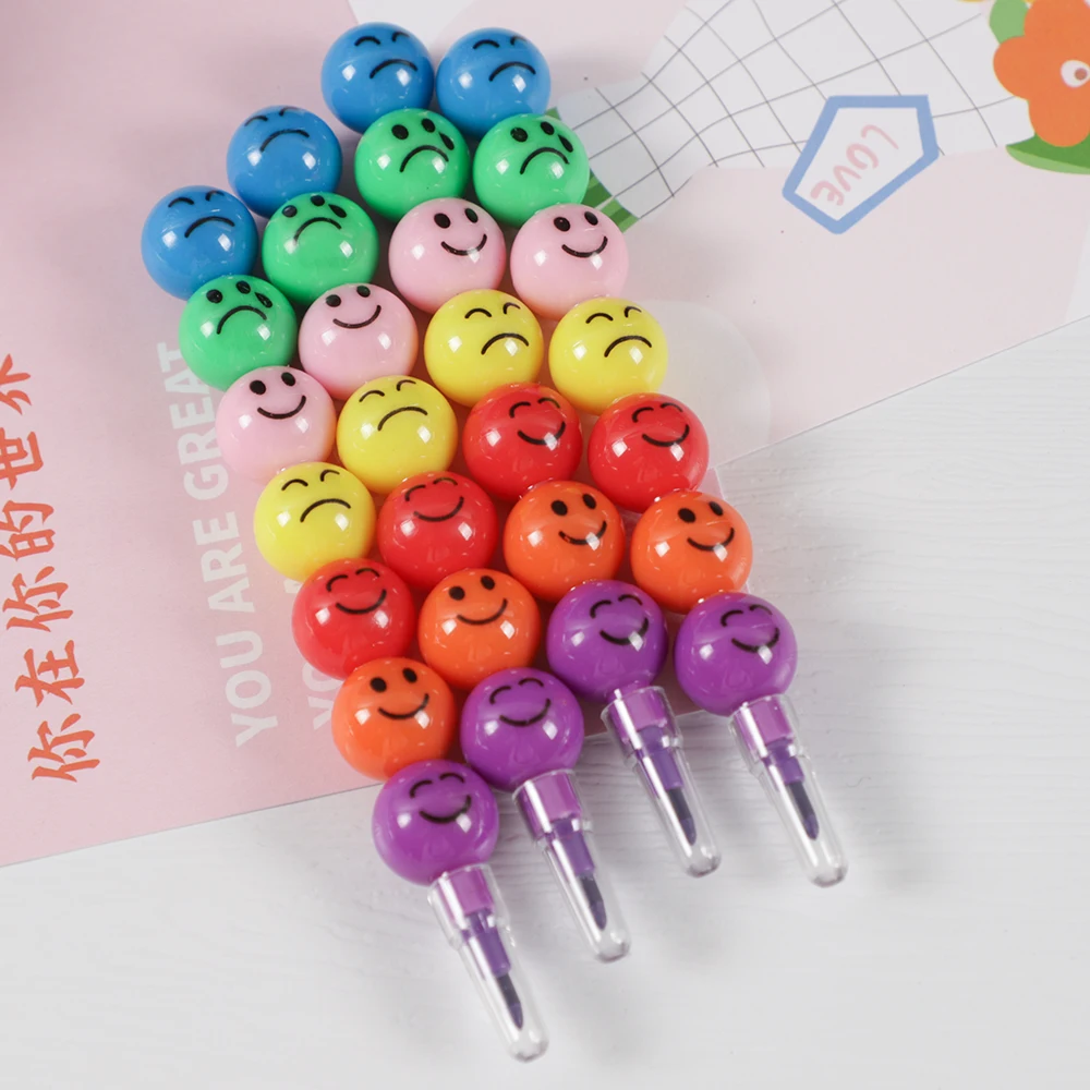 Lollipop Snowman Bear Building Block Crayon/Pencil Painting Pen Baby Shower Birthday Party Favor Back To School Stationery Gifts