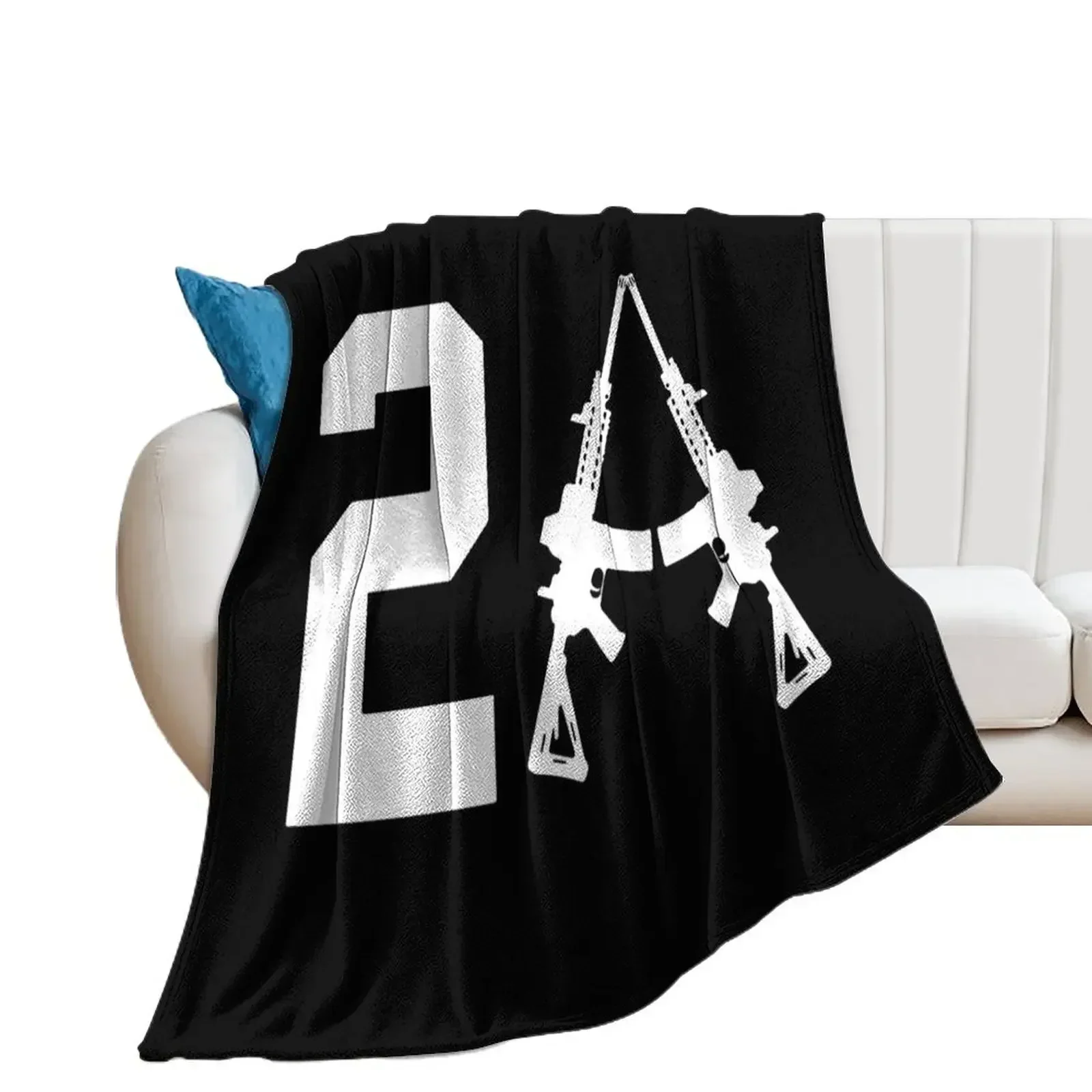 

2nd Amendment Rights Logo Throw Blanket Summer anime Blankets