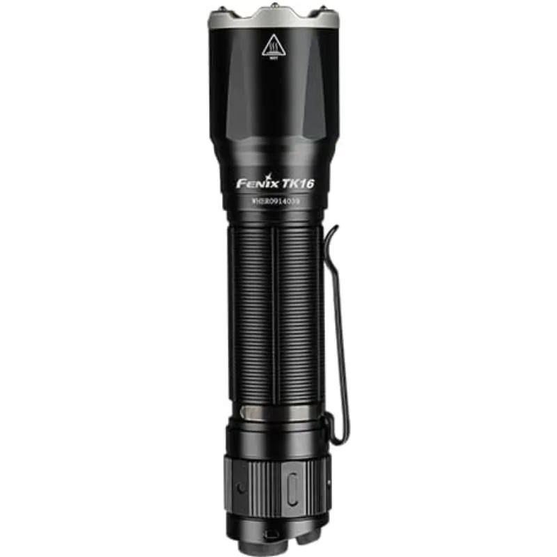 Fenix TK16 v2.0 Tactical Flashlight, 3100 Lumen Long Throw, USB-C Rechargeable, with LumenTac Organizer