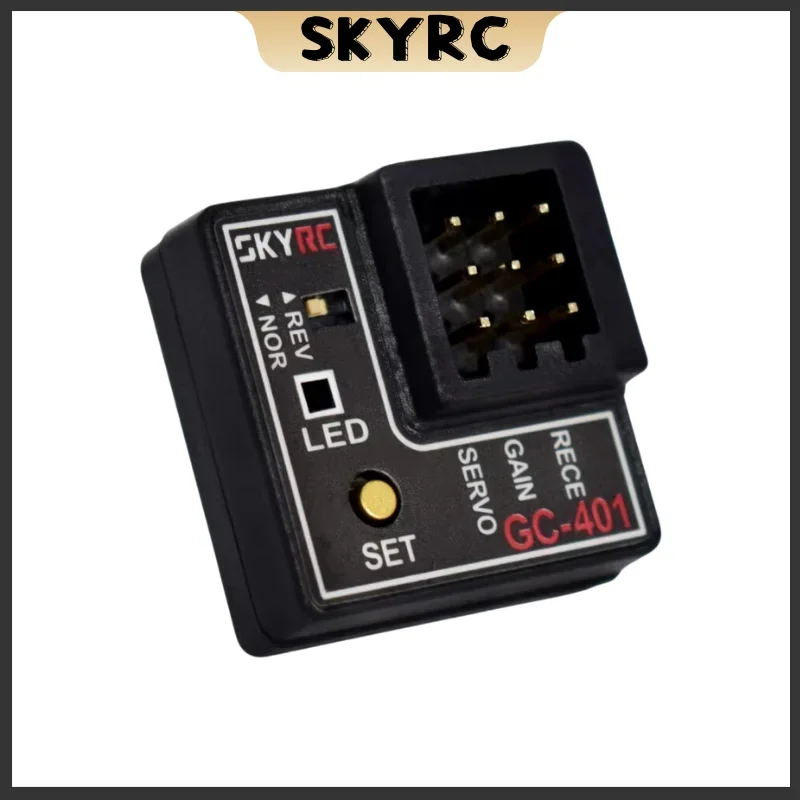 SKYRC Gyro Sensor GC301 GC401 4-8.4V Mini Gyro Sensor Gyroscope for RC Car Steering Output Corrective Integrat Compact SK-600068