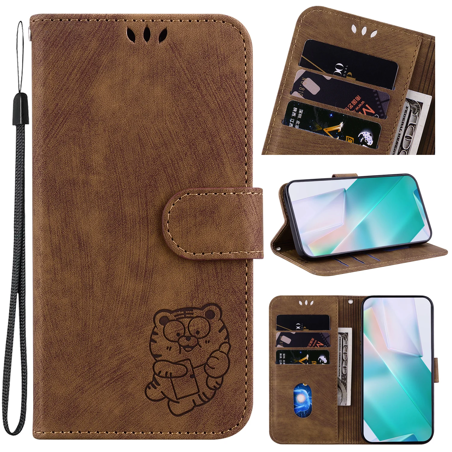 For Samsung Galaxy J2 Core J2 CORE 2020 A90 5G A10S A90 A80 A2 Core A7 A9 2018 A750 Wallet Magnetic Buckle Flip Leather Cover