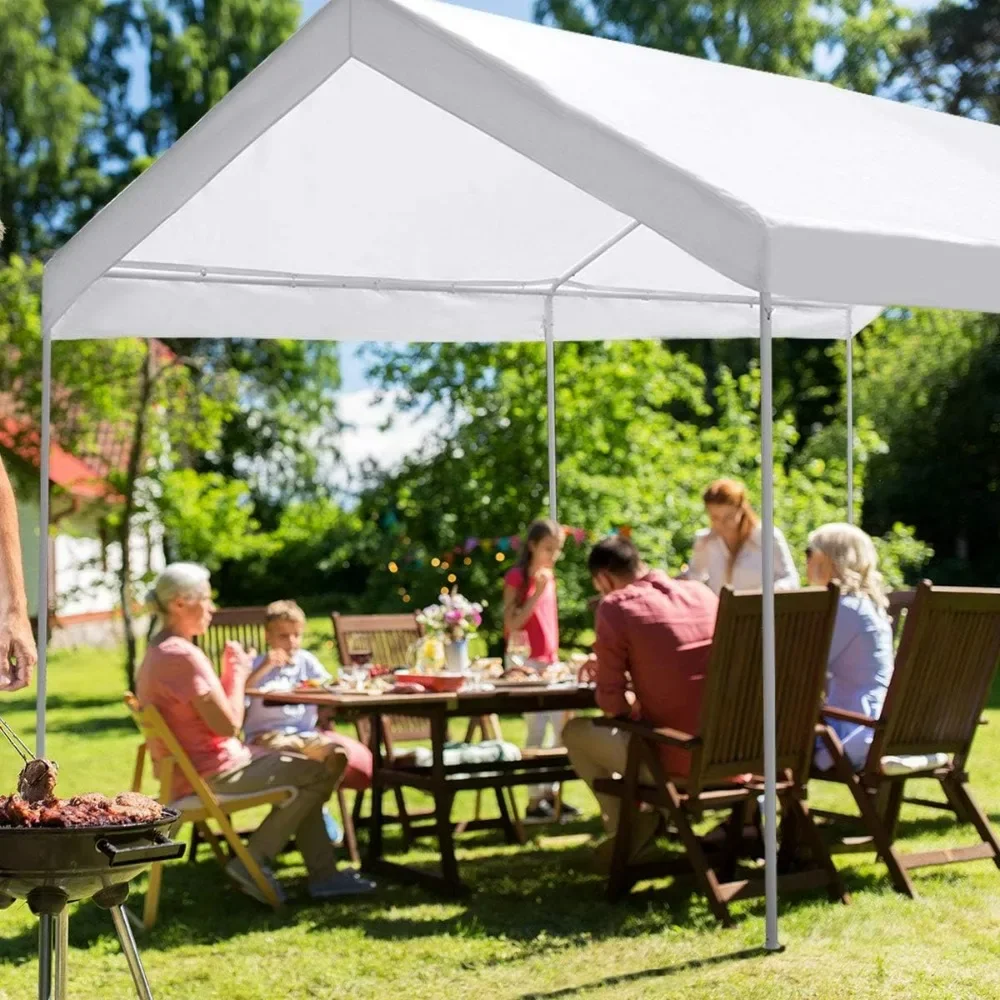 Carport Garage,10 X 20 Heavy Duty Portable Car Canopy All-Purpose Water-Resistant Carport