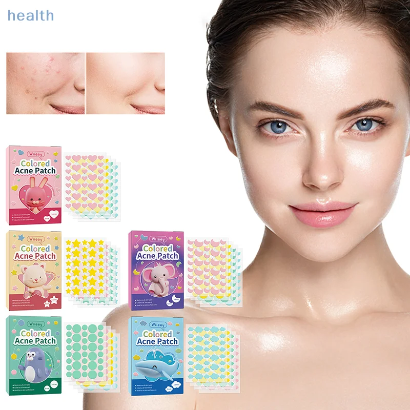 144PCS Pimple Patch สีสันที่มองไม่เห็นกําจัดสิว Skin Care สติกเกอร์คอนซีลเลอร์ Face Spot เครื่องมือแต่งหน้าความงาม