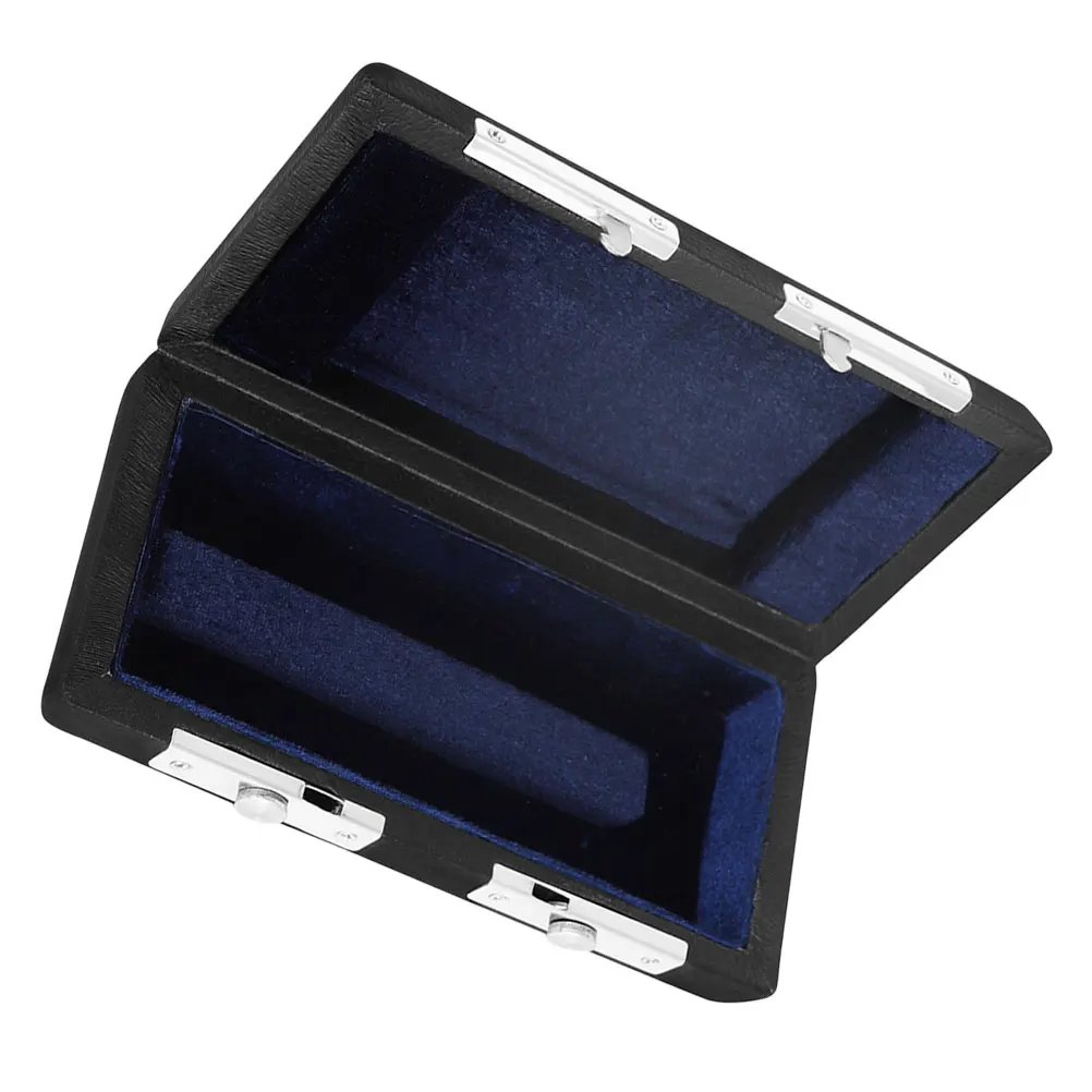 

Flute Head Protection Box Mouthpiece Case Carry Silver Storage Accessories Black Musical Instrument Bag for Cases