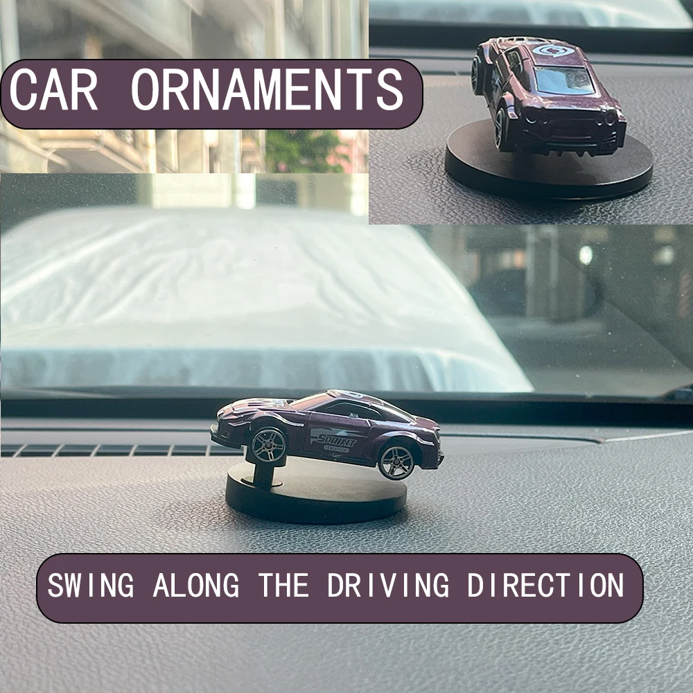 

Car Drift Rotating Ornaments Auto Dashboard Turning Racing Model Deco Carindividuality Center Console Decoration For GT Sport