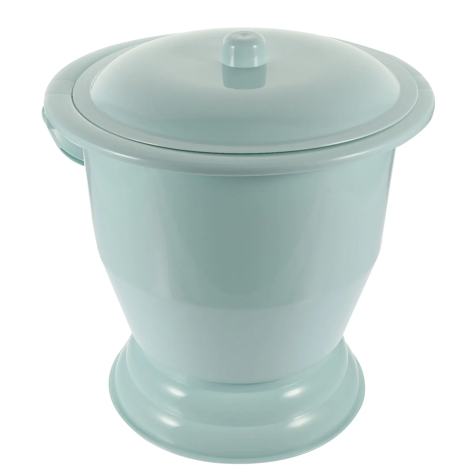 

Пластиковый горшок-судно с крышкой для сбора мочи, портативный туалет для пожилых людей, для домашнего использования