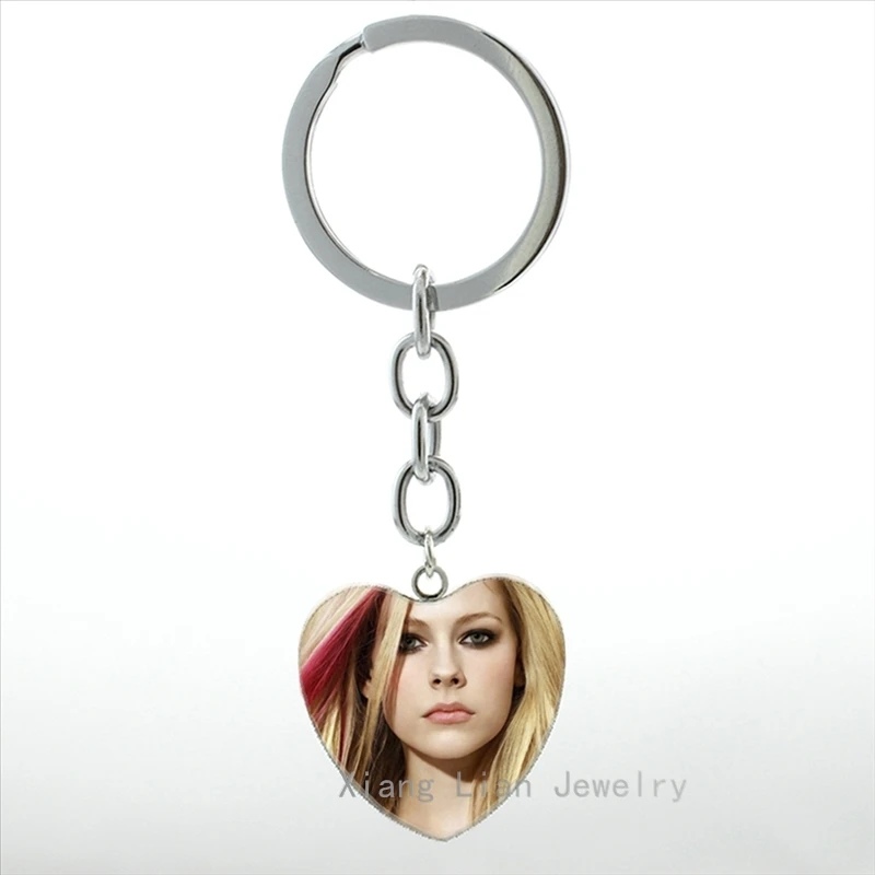 Britney Jean Spears keychain fashion american singer charms Beyonce Adele heart pendant key chain ring men women jewelry HP382