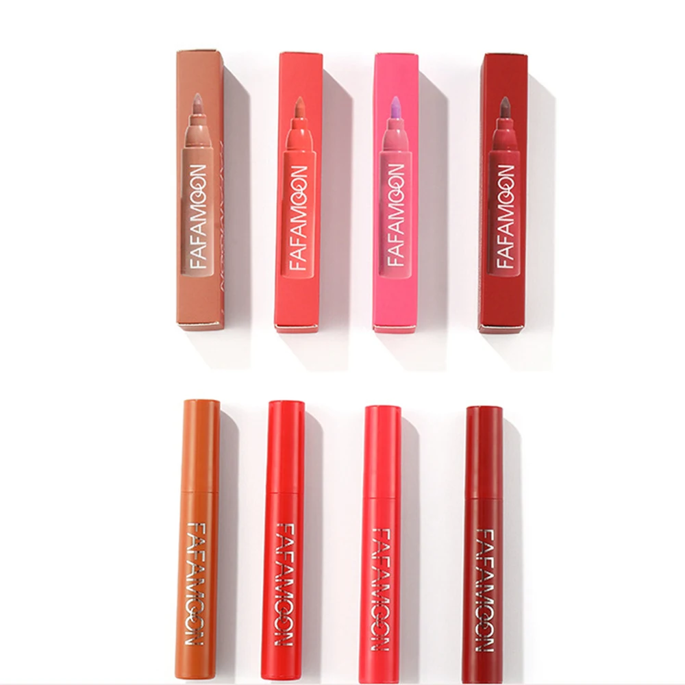 Lasting Lip Gloss Professional Results Waterproof Lipstick Moisturizing Formula Bright Colors Lip Liner Lipstick Do Not Fade