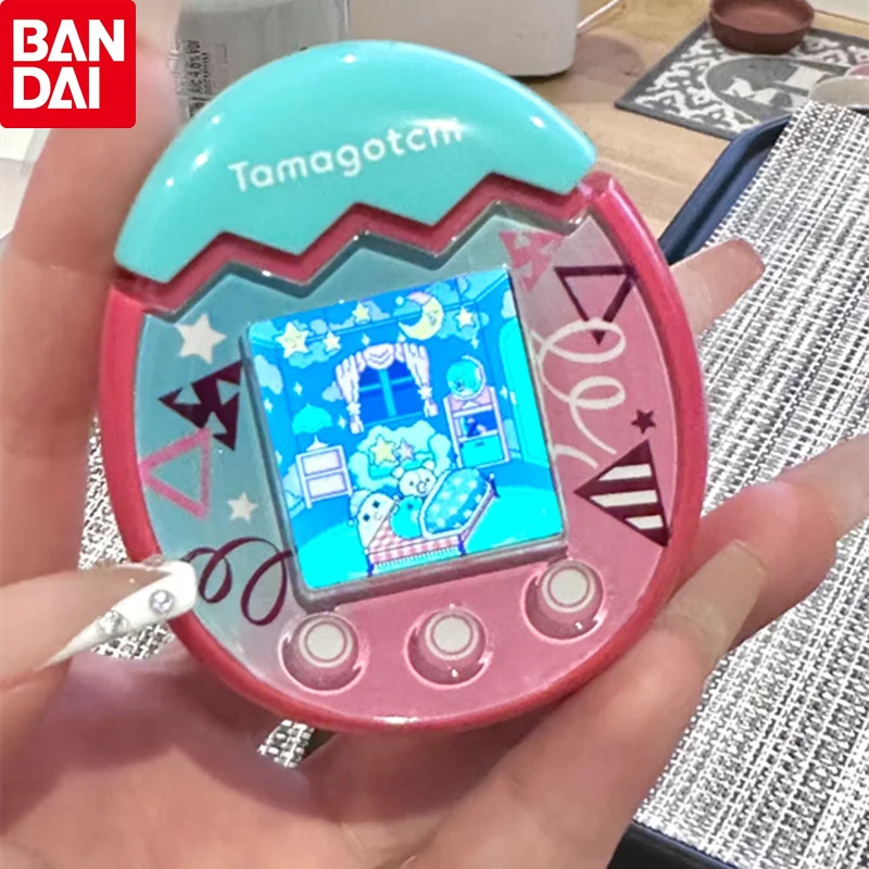 

Bandai Original Tamagotchi Meets Pix Electronic Kawaii Pet Machine Color Screen Game Console Toys Birthday Gifts Children Kids