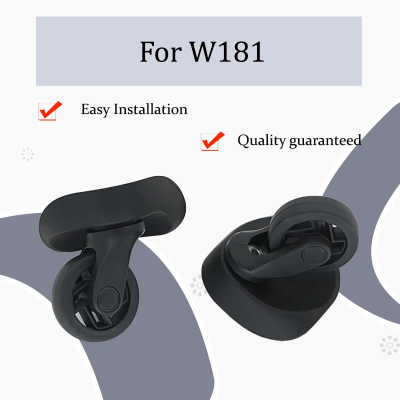 

For W181 Luggage Case Replacement Wheels Trolley Case Replacement Wheels 360-Degree Swivel Castors