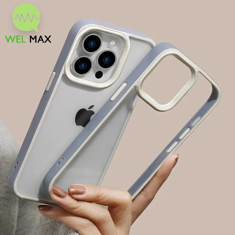 Solid color phone case For iPhone 15 14 13 12 11 Pro Max 6 7 8 Fall resistant dirt ShockProof Soft TPU Silicone Protective Cover