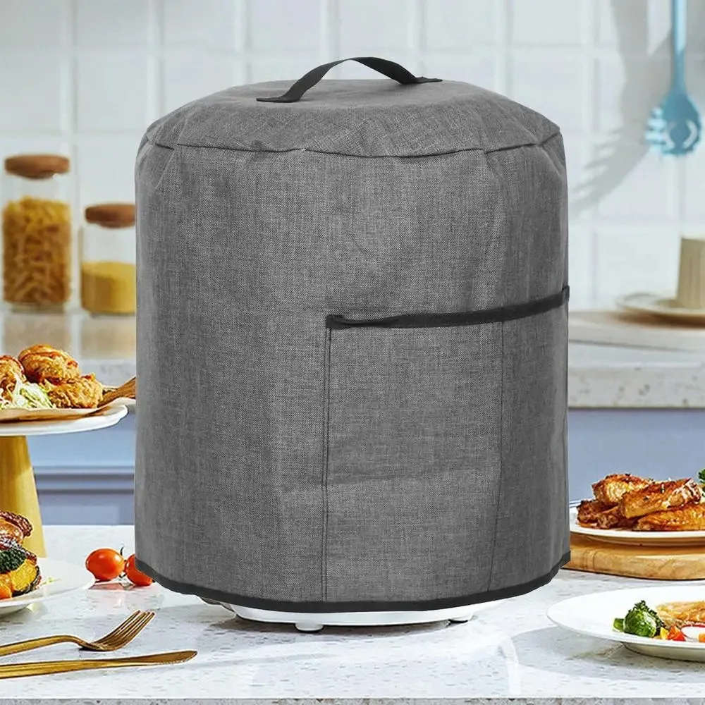 

Oxford Cloth Air Fryer Dust Cover Oil-resistant with Pocket Rice Cooker Protective Cover Reusable Washable