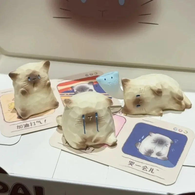 

HOT TOYS Cat Mood Blind Box - Cute Pet Desktop Decoration, Cartoon Ornament, Birthday Gift & Collectible Toy