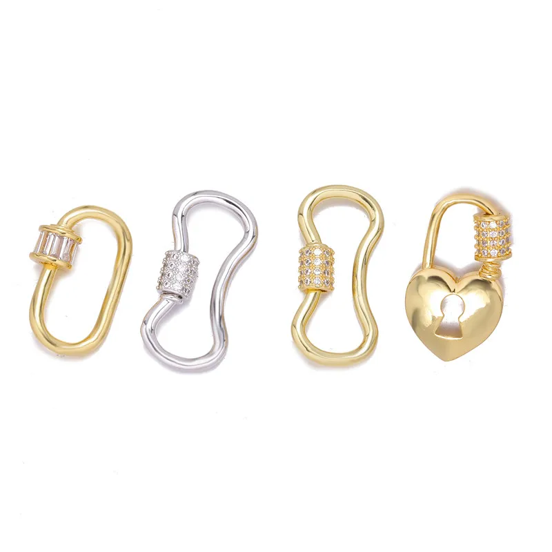 Juya DIY Accessories Jewellery Making Supplies for Necklace Bracelets Charms Clasps Chain Lock Hook keychain Jewelry  Materials