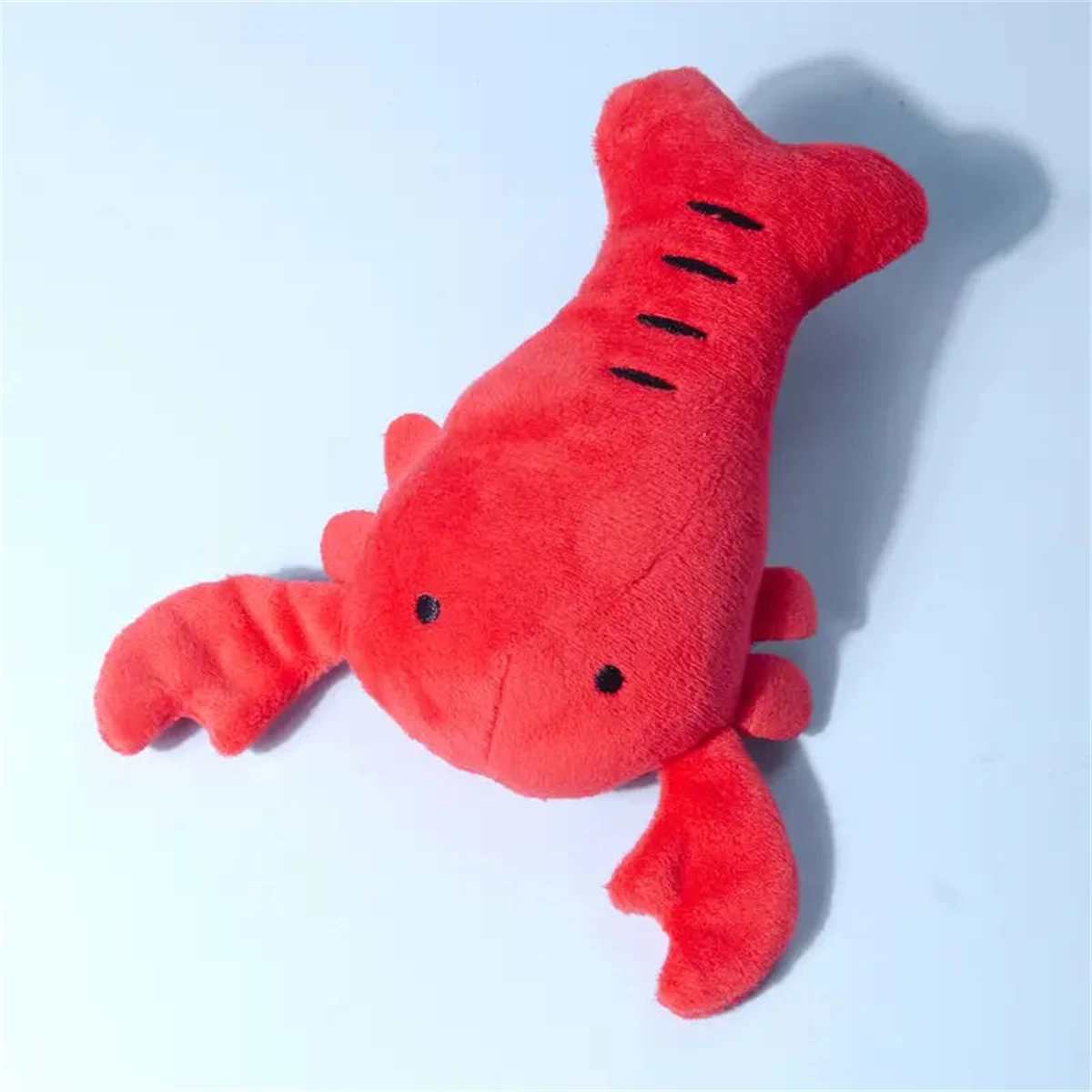 1PC Pet Chew Toy Cat and Dog Plush Toy Cute Lobster Crab Toy Dog Squeaky Toy Sound Toy