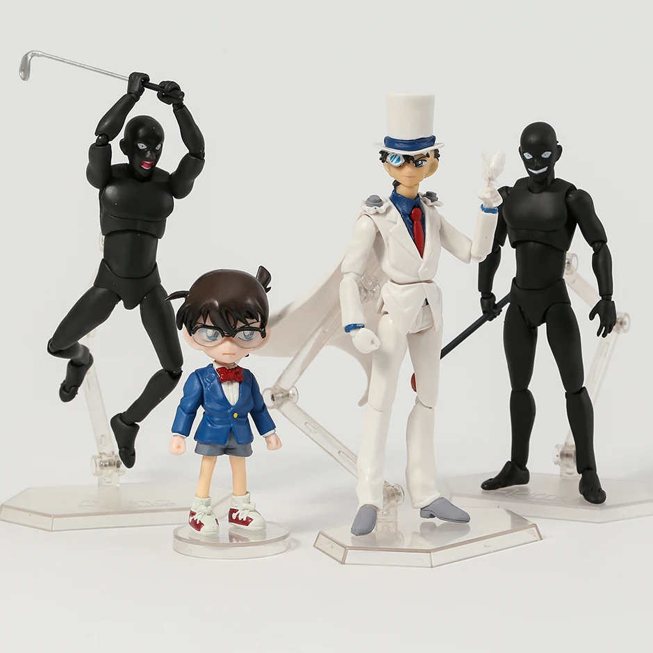 Detective Conan Figma Conan Edogawa KID Ture Criminal Action Figure Collectible Model Toy Gift Doll Figurine