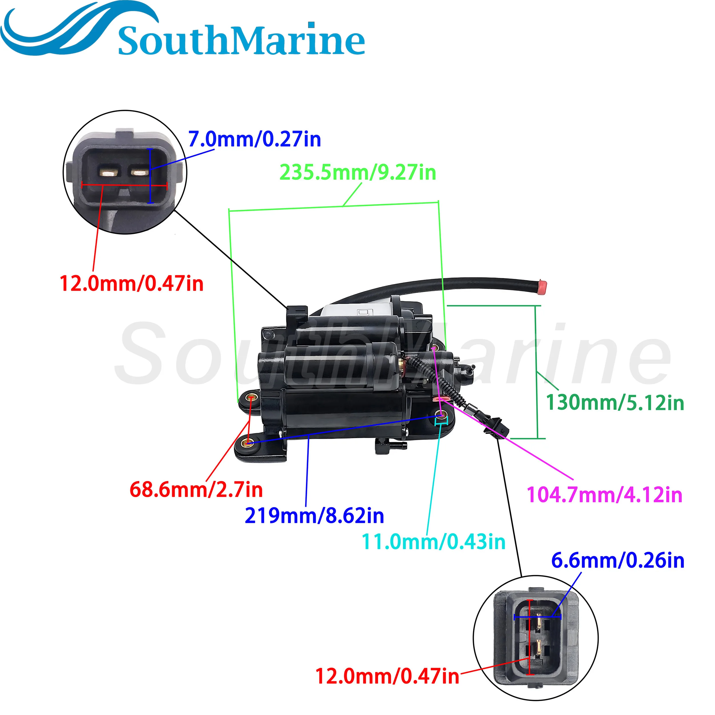 Boat Engine 21608512 3589016 3594785 21545139 24333573 Electric Fuel Pump Assembly for Volvo Penta 8.1L 8.1GiCE 8.1GiC 8.1GiE