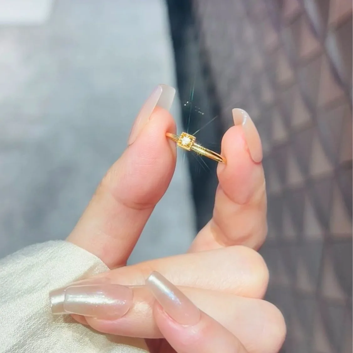 Xiaohong's Fellow Blogger Recommends A Versatile and High-value Small Sugar Ring with A Light Luxury Feel