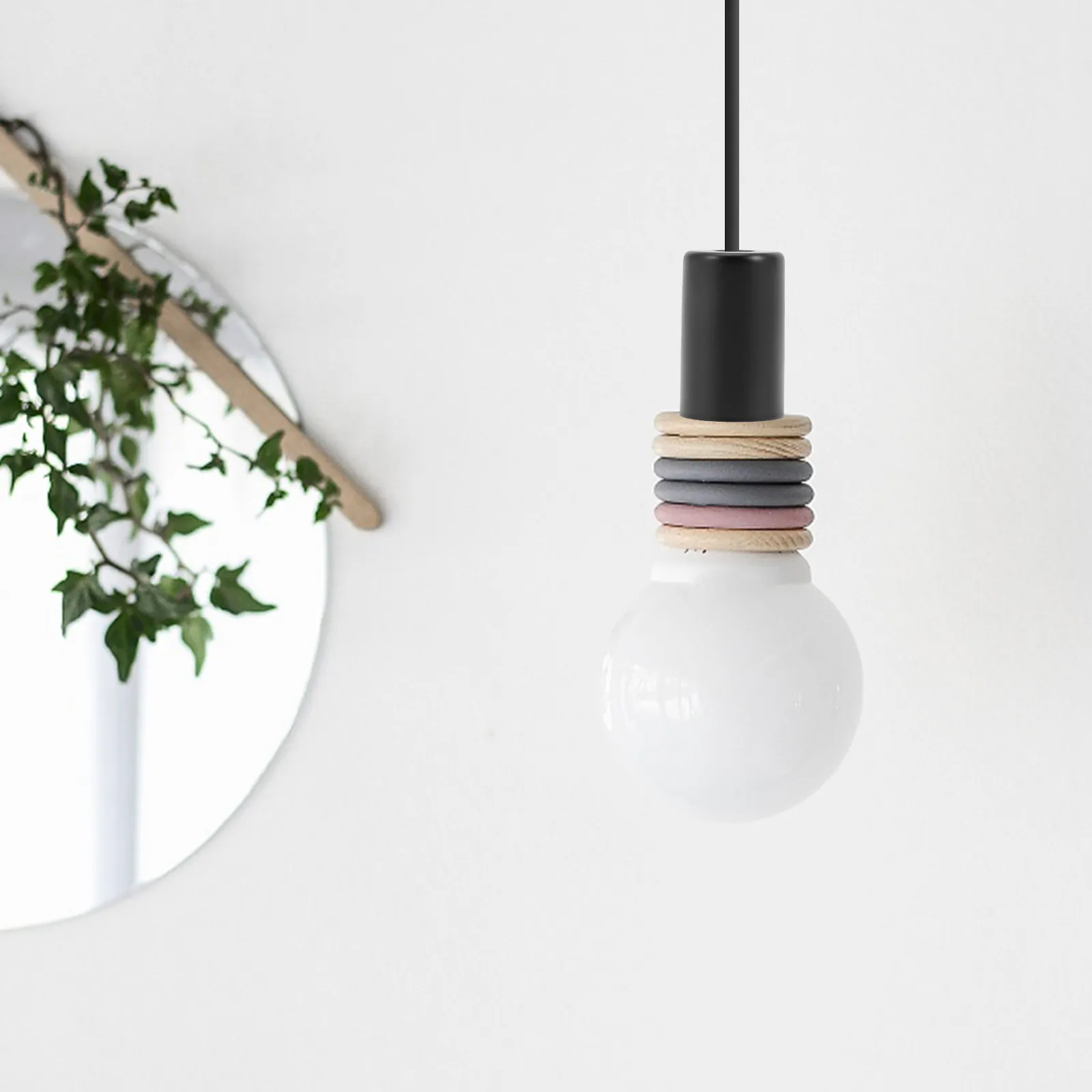 

6Pcs Ceiling Light Rope Holders Iron Lamp Cups Stable Light Rope Fixing Tools DIY Lamp Accessories Chandelier Accessories
