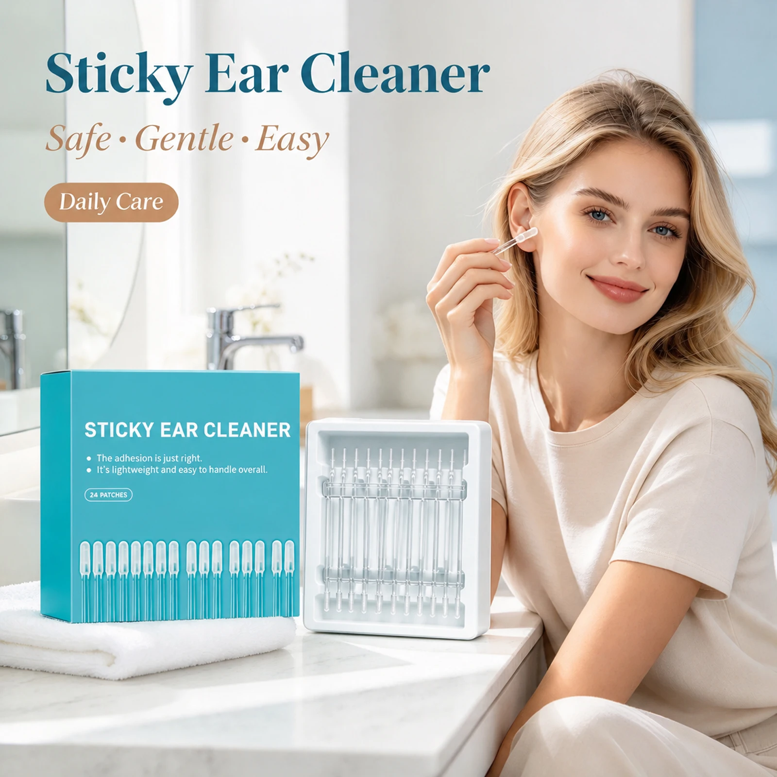 Disposable Ear Cleaning Stick Clean Ear Dirt Ear Canal Soothing Ear Canal Debris Removal Protect Ear Canal Individually Packed