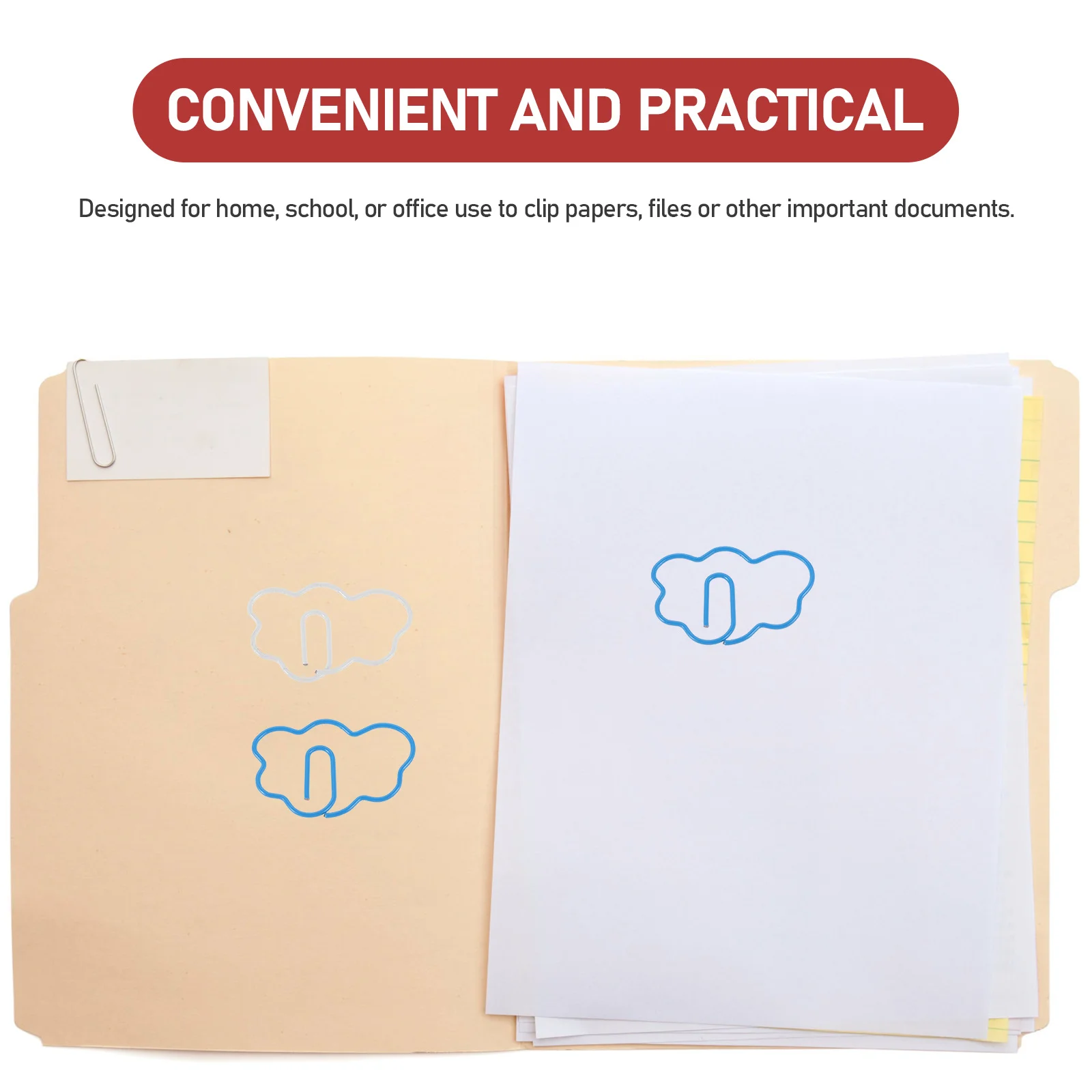 48 pçs clipes de papel nuvem marcadores de metal clipes decorativos para diários scrapbooks leve criativo página suportes