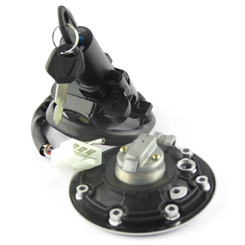 لكاواساكي نينجا ZX750 ZX-7RR ZX-7R ZX-9R ZX900 ZXR750 ZXR400 ZR400 12 فولت مفتاح إشعال غطاء خزان الوقود الغاز قفل مفاتيح مجموعة