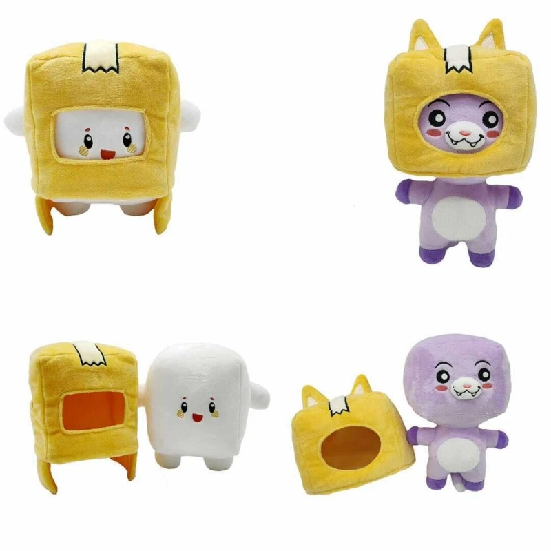 

New Lanky-box Plush Toy Removable Foxy Rocky Stuffed Plushies Soft Toys Kawaii Doll Pillow For Children Birthday Christmas Gift
