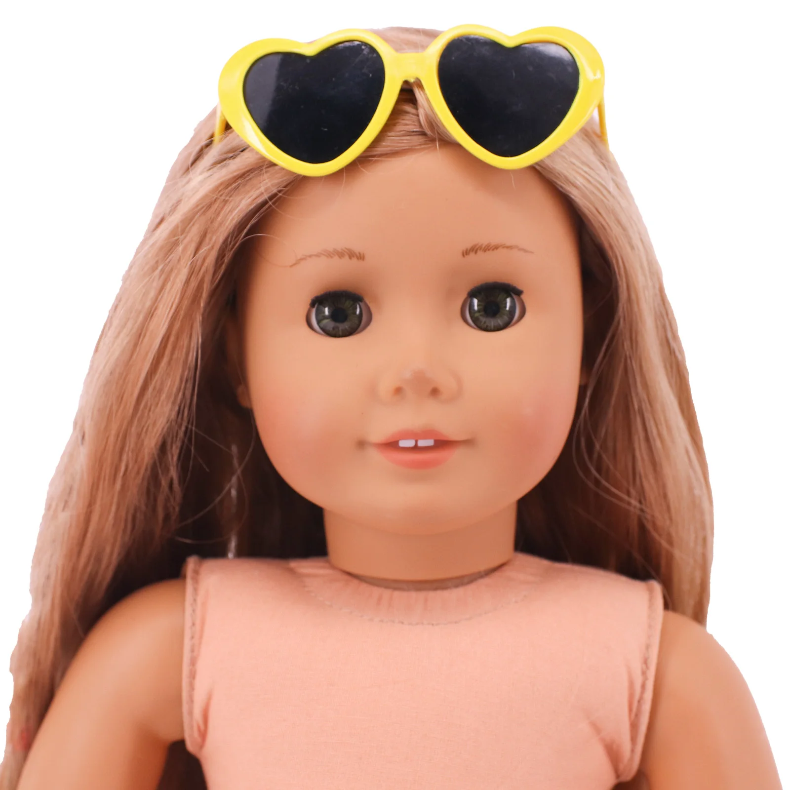 Doll Clothes Shape Frame Sunglasses Fit 18 Inch American Doll Accessories&43Cm Born Doll Baby For Our Generation Girl\'s Toy