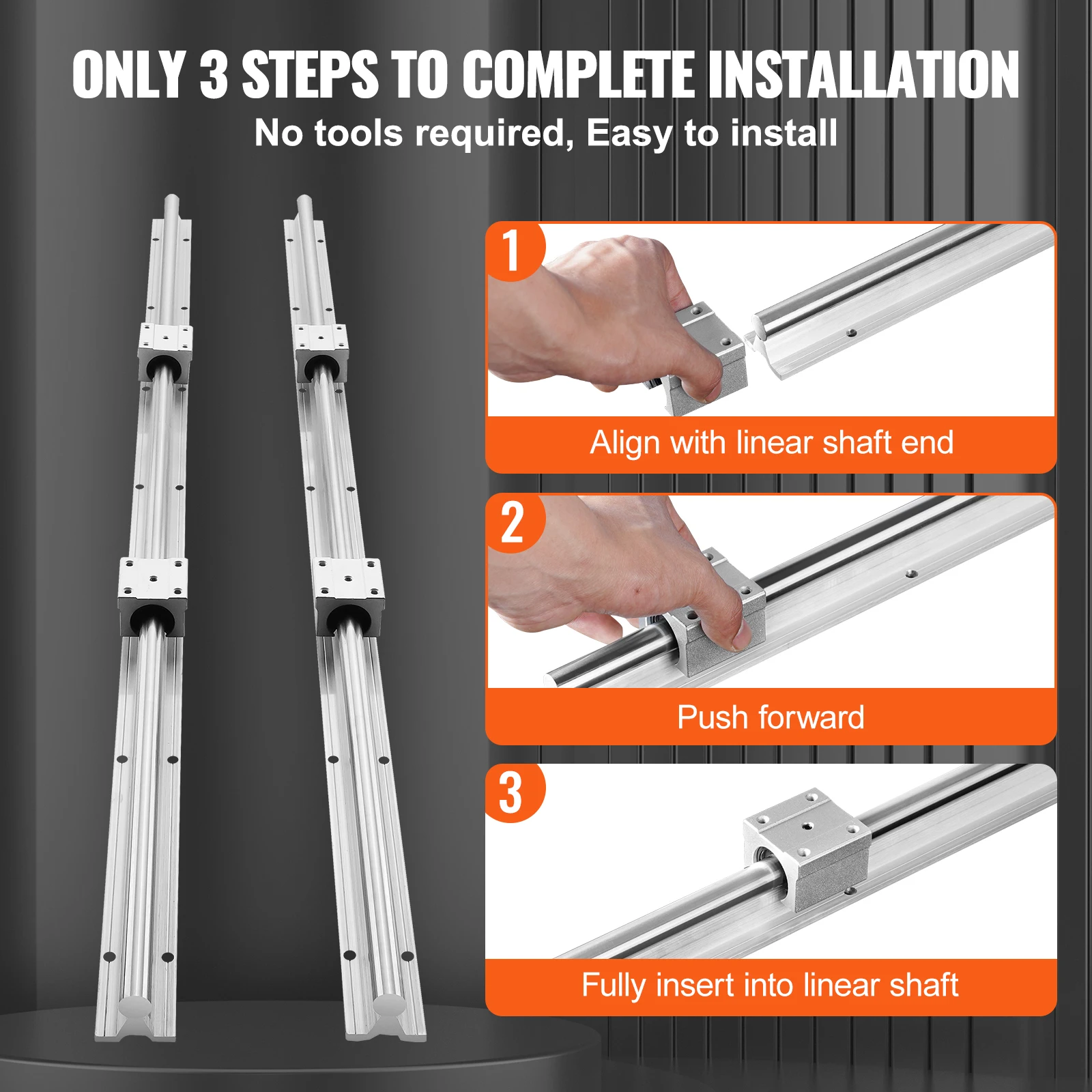 SucceBuy 2 قطعة قضبان التوجيه الخطي SBR12 SBR16 SBR20 SBR25 800-2200 مللي متر و 4 قطعة UU تحمل كتل الحركة السلس لتقوم بها بنفسك المطاحن أجزاء التصنيع باستخدام الحاسب الآلي استخدام