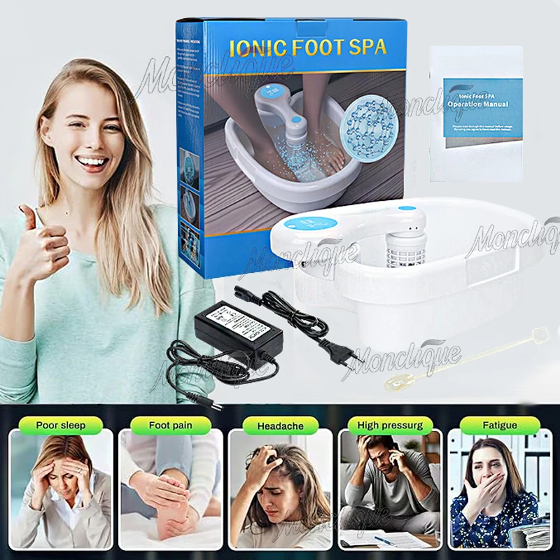 

Электрические спа-массажные машины для детоксикации ног Footspa, вибрирующий гидромассажный уход, снимает усталость кожи, против морщин, полный для жизненно важности